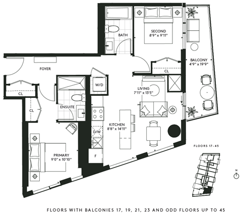 450 Front Street West Studio-3 Beds Apartment for Rent - Photo Gallery 38
